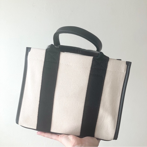 Balenciaga • Small Hardware Tote in Black & Ivory - Picture 4 of 10